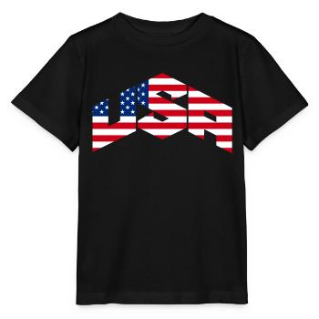 USA - Stanley/Stella MINI CREATOR Kids’ T-Shirt - black - Front - Mikhail (115cm)