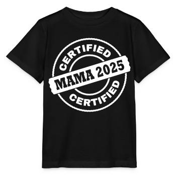Mama 2025 - Stanley/Stella Kinder T-Shirt MINI CREATOR  - Schwarz - Vorne - Mikhail (115cm)