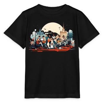 Street Performer Chronicles - Stanley/Stella MINI CREATOR Kids’ T-Shirt - black - Front - Mikhail (115cm)