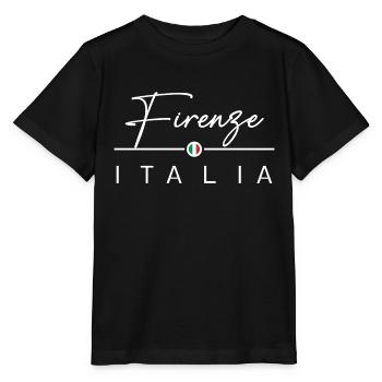 Italie - Florence - Florence - Italie - T-shirt bio MINI CREATOR Stanley/Stella Enfant - noir - Devant - Mikhail (115cm)