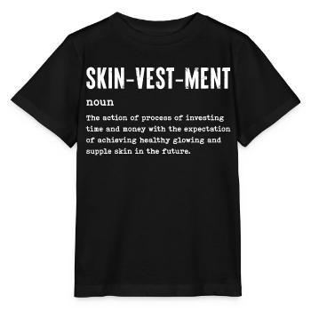 Skinvestment Beauty Therapist Facialist Skin - Stanley/Stella MINI CREATOR Kids’ T-Shirt - black - Front - Mikhail (115cm)