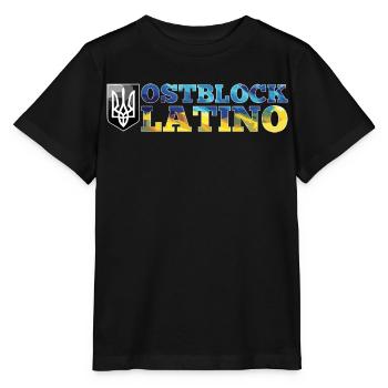 Ostblock Latino Ukrainer Ukraine Geschenk - Stanley/Stella Kinder T-Shirt MINI CREATOR  - Schwarz - Vorne - Mikhail (115cm)
