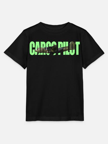 Cargo pilot C-160 - Stanley/Stella Kinder T-Shirt MINI CREATOR - Schwarz
