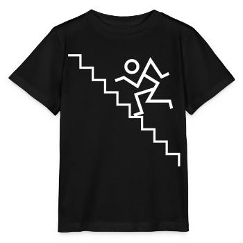 la façon de se glisser jusqu'à - T-shirt bio MINI CREATOR Stanley/Stella Enfant - noir - Devant - Mikhail (115cm)