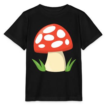 Pilz - Stanley/Stella Kinder T-Shirt MINI CREATOR  - Schwarz - Vorne - Mikhail (115cm)
