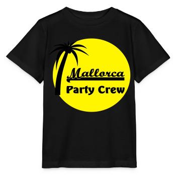 Mallorca Party Crew T-Shirts - Stanley/Stella Kinder T-Shirt MINI CREATOR  - Schwarz - Vorne - Mikhail (115cm)