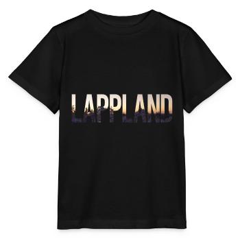 Lapland NaturTravel outdoor gift - Stanley/Stella MINI CREATOR Kids’ T-Shirt - black - Front - Mikhail (115cm)