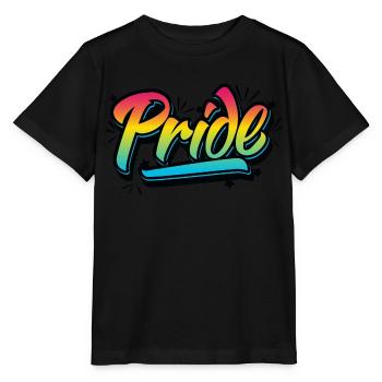 Pride LGBT Gay Queer Gender CSD Party - T-shirt bio MINI CREATOR Stanley/Stella Enfant - noir - Devant - Mikhail (115cm)