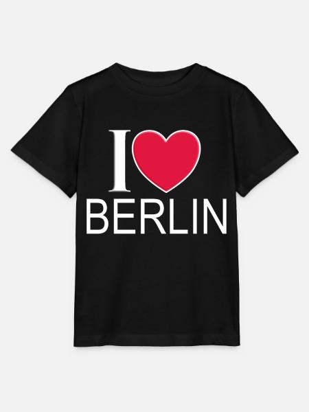 I love Berlin - Stanley/Stella MINI CREATOR Kids’ T-Shirt - black