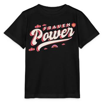 Frauenpower - Stanley/Stella Kinder T-Shirt MINI CREATOR  - Schwarz - Vorne - Mikhail (115cm)