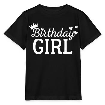 Fille d’anniversaire - T-shirt bio MINI CREATOR Stanley/Stella Enfant - noir - Devant - Mikhail (115cm)