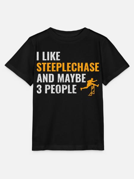 Hindernislauf Hindernislauf Leichtathletik - Stanley/Stella Kinder T-Shirt MINI CREATOR  - Schwarz