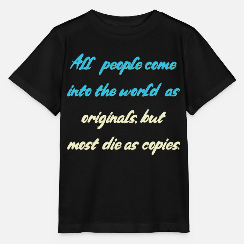 Menschen Spruch - Stanley/Stella Kinder T-Shirt MINI CREATOR  - Schwarz