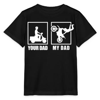 Ton père Mon père Drôle - T-shirt bio MINI CREATOR Stanley/Stella Enfant - noir - Devant - Mikhail (115cm)