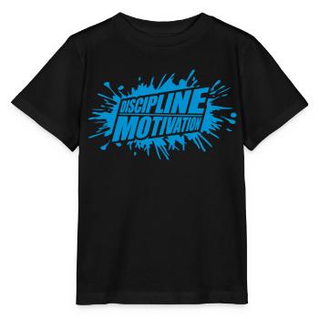 Citation de discipline sur la motivation - T-shirt bio MINI CREATOR Stanley/Stella Enfant - noir - Devant - Mikhail (115cm)