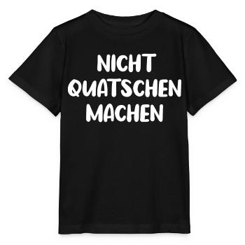 Nicht Quatschen Machen Erfolg Mindest - Stanley/Stella Kinder T-Shirt MINI CREATOR  - Schwarz - Vorne - Mikhail (115cm)