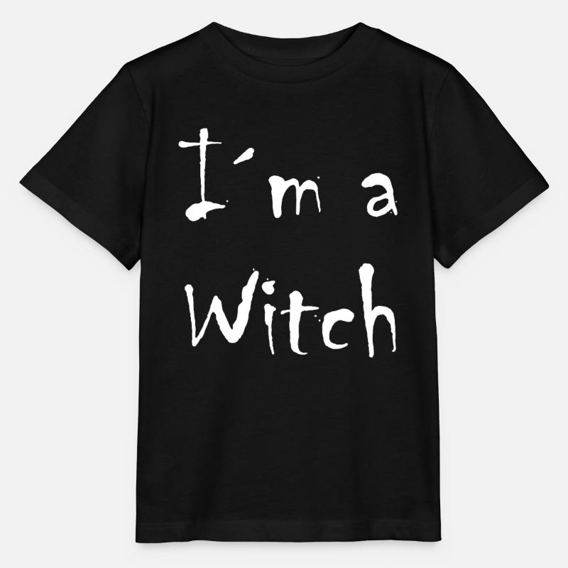 I'm a witch. - Stanley/Stella Kinder T-Shirt MINI CREATOR  - Schwarz