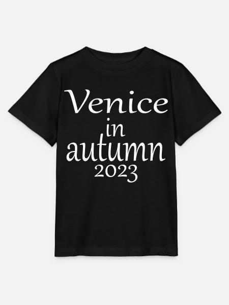 Venetsia syksyllä 2023 - Stanley/Stella MINI CREATOR lasten t-paita - musta