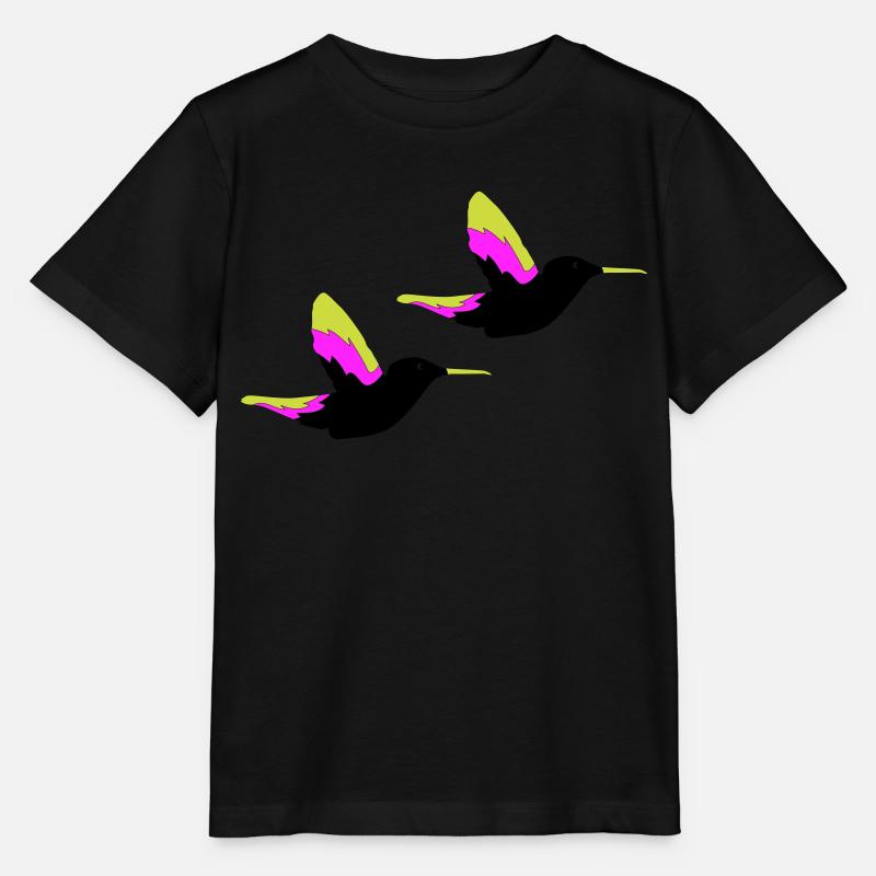 kolibri birds - Stanley/Stella Kinder T-Shirt MINI CREATOR  - Schwarz