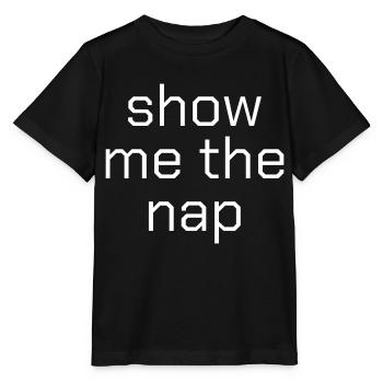 Show me the nap - Stanley/Stella MINI CREATOR Kids’ T-Shirt - black - Front - Mikhail (115cm)
