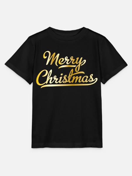 Frohe Weihnachten - Stanley/Stella Kinder T-Shirt MINI CREATOR - Schwarz