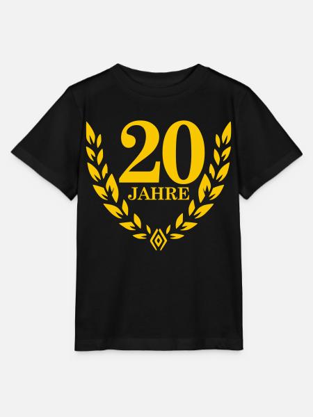 Jubiläum 20 Jahre Lorbeerkranz - Stanley/Stella Kinder T-Shirt MINI CREATOR  - Schwarz