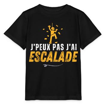 I CAN'T CLIMB - Stanley/Stella MINI CREATOR Kids’ T-Shirt - black - Front - Mikhail (115cm)