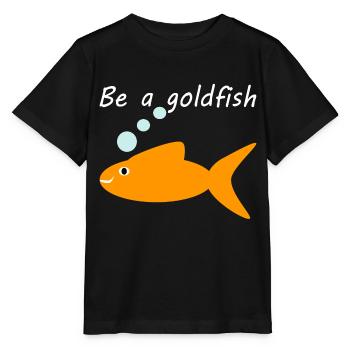 Soyez un poisson rouge - T-shirt bio MINI CREATOR Stanley/Stella Enfant - noir - Devant - Mikhail (115cm)