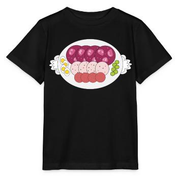 Sausage platter - Stanley/Stella MINI CREATOR Kids’ T-Shirt - black - Front - Mikhail (115cm)