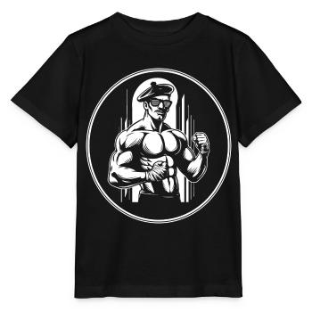 Proud Frenchman – Design for France fans - Stanley/Stella MINI CREATOR Kids’ T-Shirt - black - Front - Mikhail (115cm)