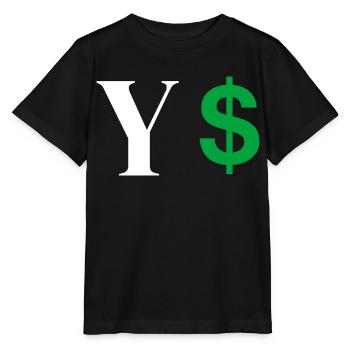 Lettre y dollar - T-shirt bio MINI CREATOR Stanley/Stella Enfant - noir - Devant - Mikhail (115cm)