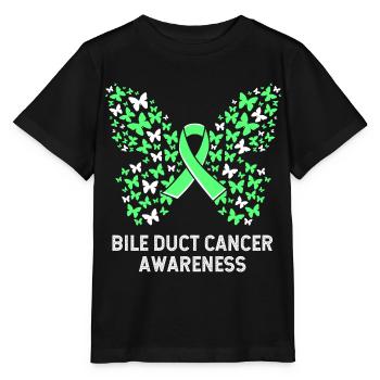 Cancer des canaux biliaires - T-shirt bio MINI CREATOR Stanley/Stella Enfant - noir - Devant - Mikhail (115cm)