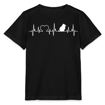 Hamster heartbeat - Stanley/Stella MINI CREATOR Kids’ T-Shirt - black - Front - Mikhail (115cm)