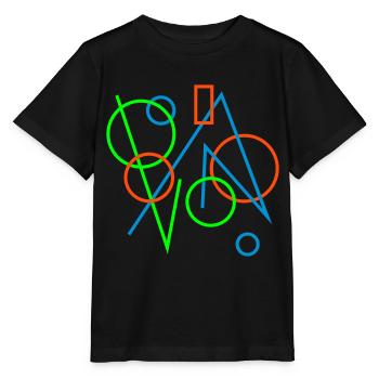 Lines - Stanley/Stella MINI CREATOR Kids’ T-Shirt - black - Front - Mikhail (115cm)