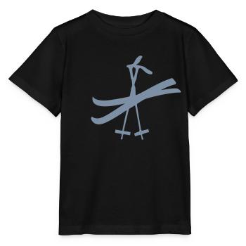 Ski - Stanley/Stella Kinder T-Shirt MINI CREATOR  - Schwarz - Vorne - Mikhail (115cm)