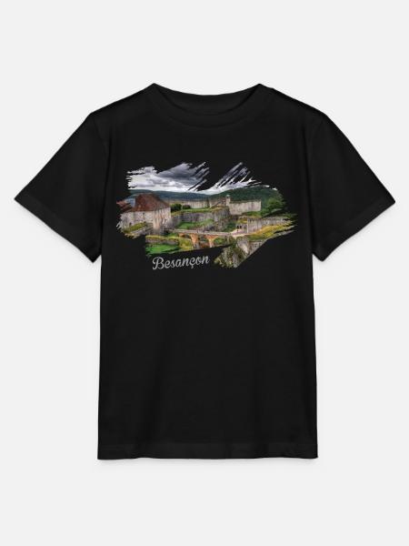 Franche Comté Besançon - T-shirt bio MINI CREATOR Stanley/Stella Enfant - noir