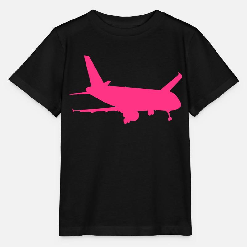 A320 d'atterrissage - T-shirt bio MINI CREATOR Stanley/Stella Enfant - noir