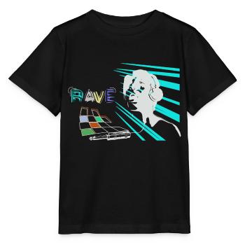 rave - T-shirt bio MINI CREATOR Stanley/Stella Enfant - noir - Devant - Mikhail (115cm)