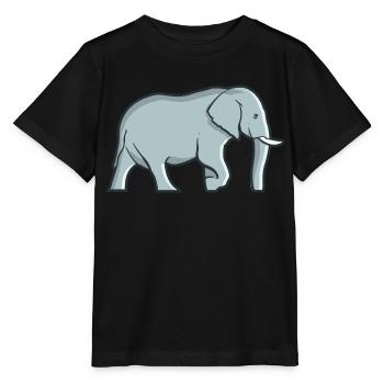 Tronc d'éléphant Safari Défenses Safari - T-shirt bio MINI CREATOR Stanley/Stella Enfant - noir - Devant - Mikhail (115cm)