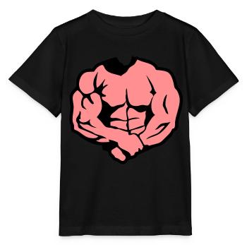 Körper Bodybuilding Athleten Muskel - Stanley/Stella Kinder T-Shirt MINI CREATOR  - Schwarz - Vorne - Mikhail (115cm)
