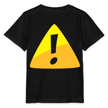 WARNING - Stanley/Stella MINI CREATOR Kids’ T-Shirt - black - Front - Mikhail (115cm)