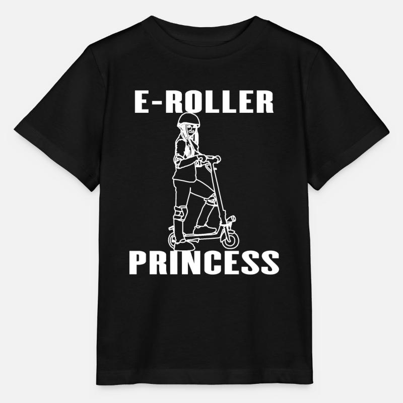 Elektro Roller Princesse E-Roller Idée cadeau - T-shirt bio MINI CREATOR Stanley/Stella Enfant - noir
