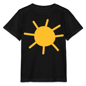 Sonne - Stanley/Stella Kinder T-Shirt MINI CREATOR  - Schwarz - Vorne - Mikhail (115cm)