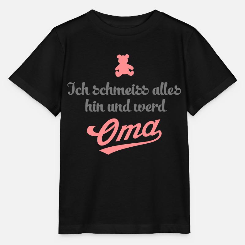 oma - Stanley/Stella Kinder T-Shirt MINI CREATOR  - Schwarz