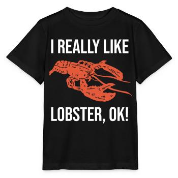 homard - T-shirt bio MINI CREATOR Stanley/Stella Enfant - noir - Devant - Mikhail (115cm)