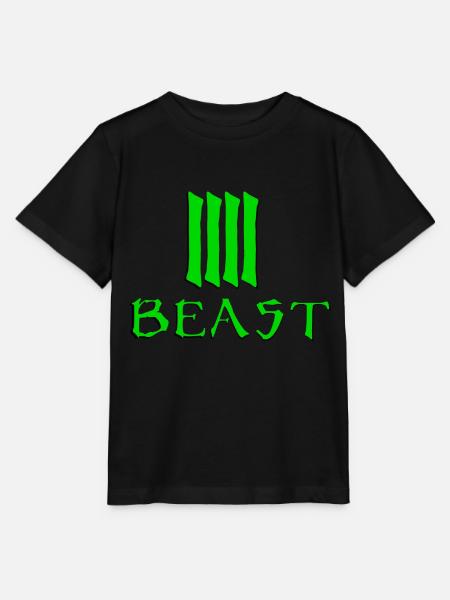 Biest Grün - Stanley/Stella Kinder T-Shirt MINI CREATOR - Schwarz