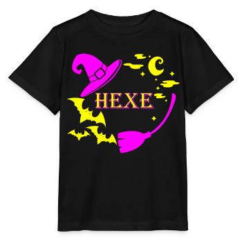 Hexe Halloween Walpurgisnacht - Stanley/Stella Kinder T-Shirt MINI CREATOR  - Schwarz - Vorne - Mikhail (115cm)
