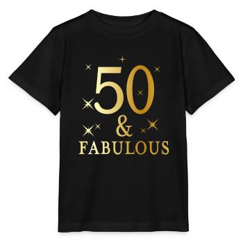 50 et fabuleux - T-shirt bio MINI CREATOR Stanley/Stella Enfant - noir - Devant - Mikhail (115cm)