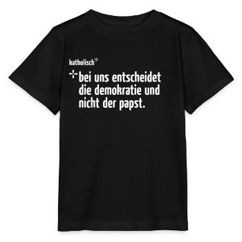 Demokratie - Stanley/Stella Kinder T-Shirt MINI CREATOR  - Schwarz - Vorne - Mikhail (115cm)