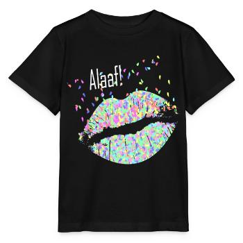 Alaaf! Konfetti Kuss Geschenkidee - Stanley/Stella Kinder T-Shirt MINI CREATOR  - Schwarz - Vorne - Mikhail (115cm)